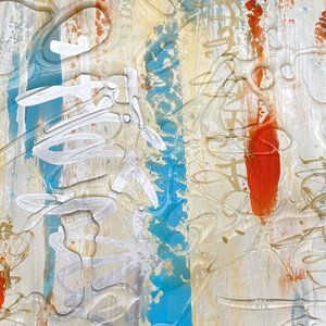 Original Art “Gilded Thoughts” Artwork Mixed Media Painting 9.5”x13.5”